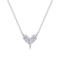 Amour Heart-Cut Solitaire Necklace