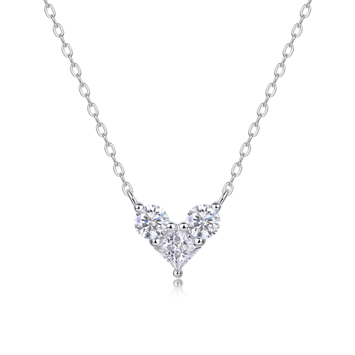 Amour Heart-Cut Solitaire Necklace
