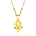 Clover of Fortune Necklace - Viva La Plata