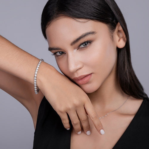 Diamanté Crown Bracelet