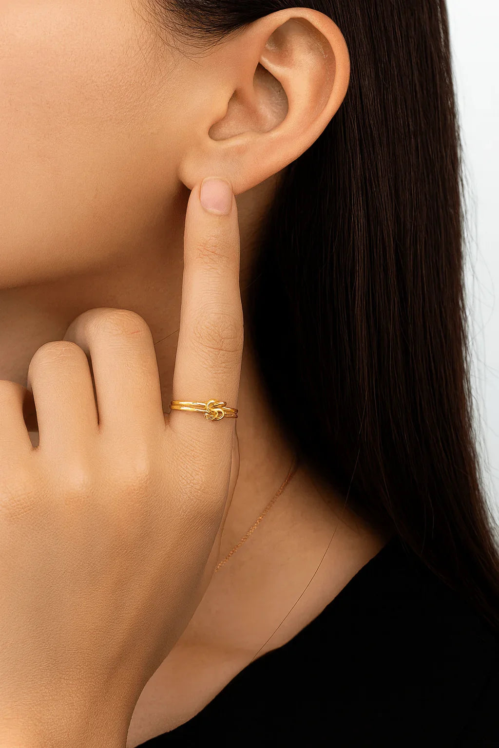 Infinite Love Knot Ring - Viva La Plata