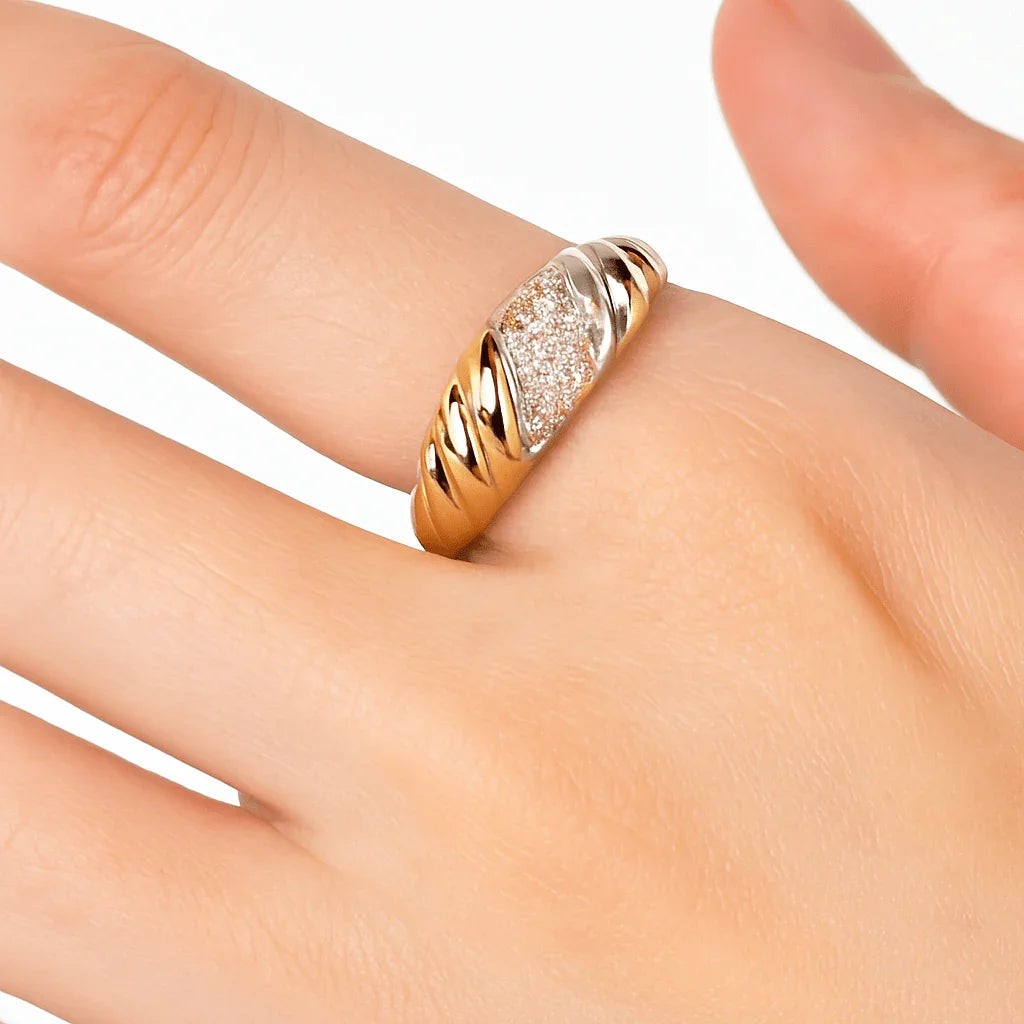 Luna Luster Sterling Ring - Viva La Plata